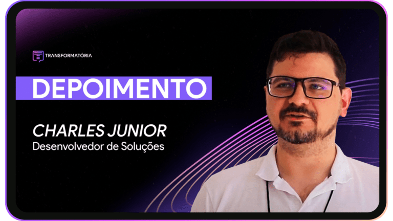 Depoimento em vídeo de Charles Junior