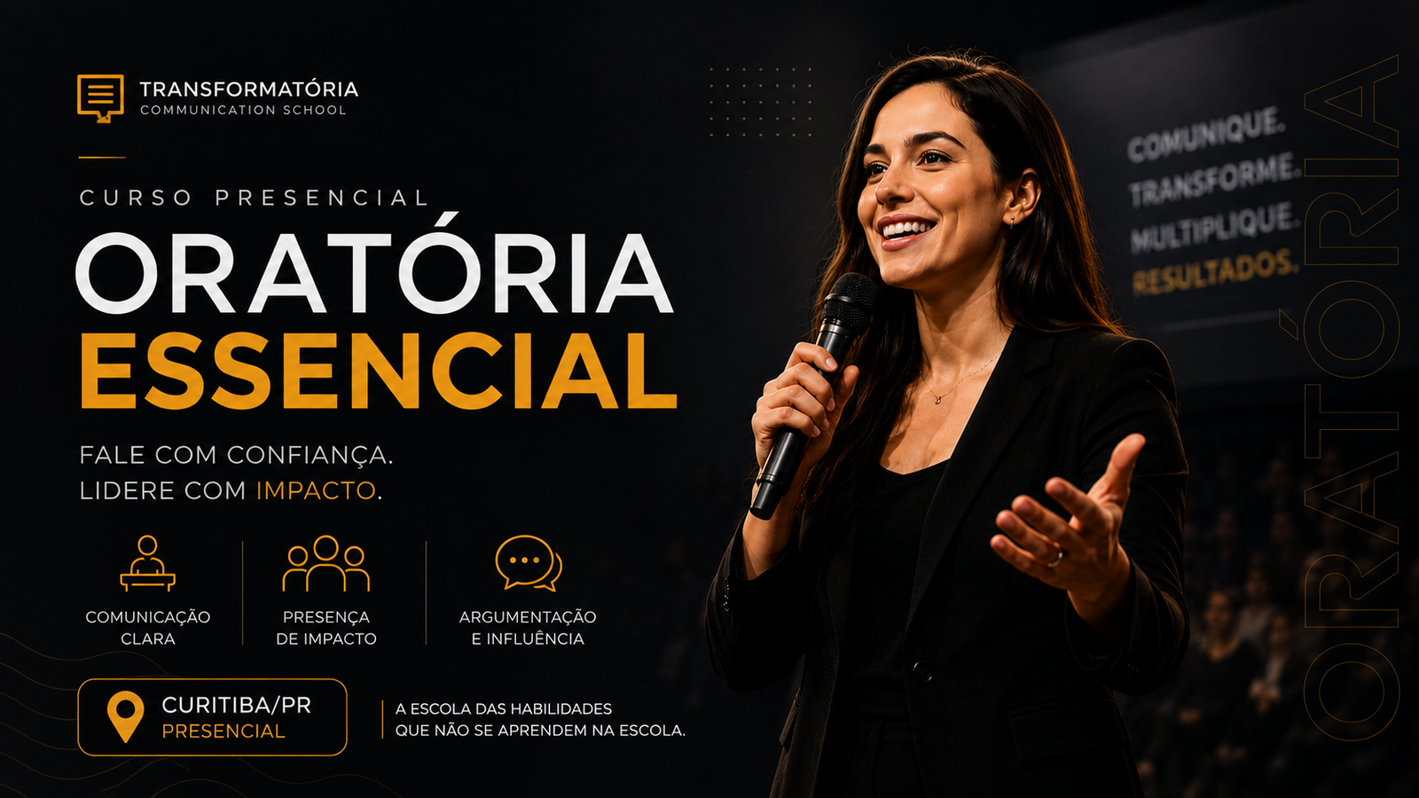 Oratória Essencial — curso presencial em Curitiba