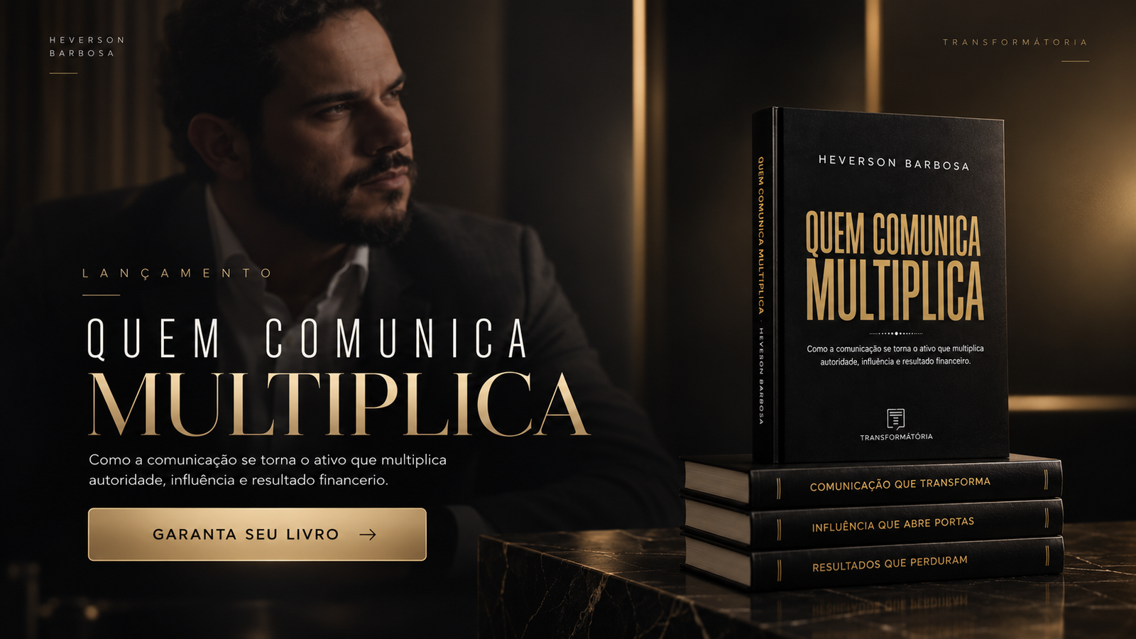 Quem Comunica Multiplica — livro de Heverson Barbosa